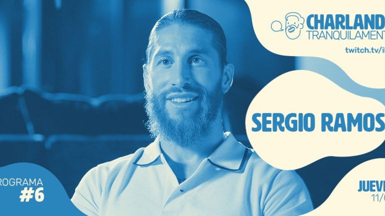 Horario y dónde ver el Charlando Tranquilamente de Ibai Llanos con Sergio Ramos