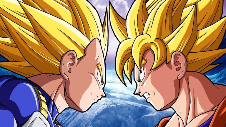 Este fan art de Dragon Ball muestra a Vegeta y a Goku como Dioses de la Destrucción