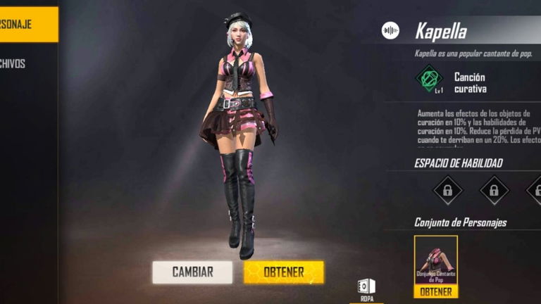 Para qué sirven las animaciones de los personajes en Free Fire