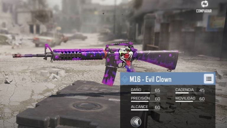 Tipos de arma en Call of Duty: Mobile