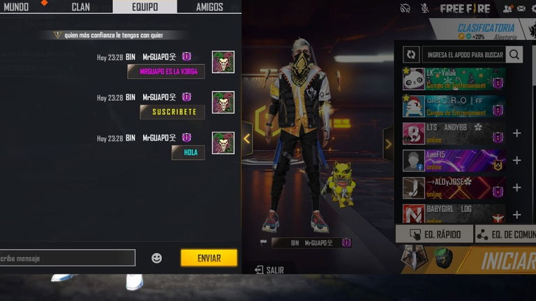 Cómo agregar símbolos y letras de colores en el nombre de Free Fire