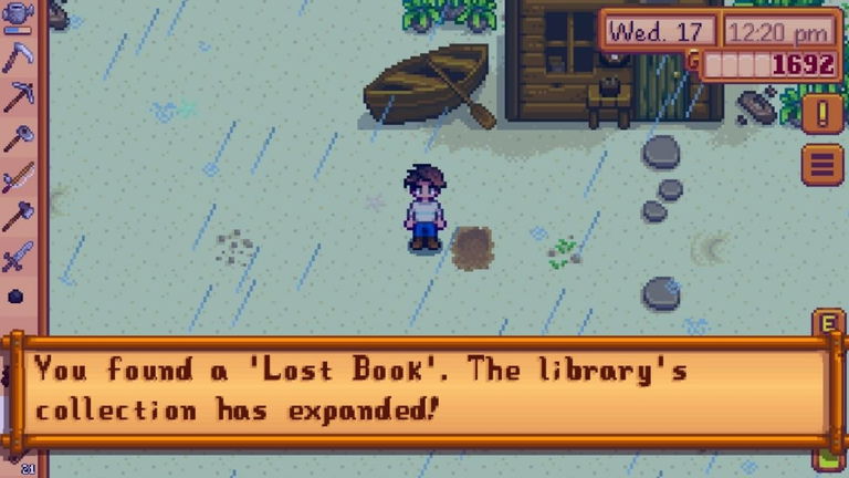 Importancia del libro perdido en Stardew Valley