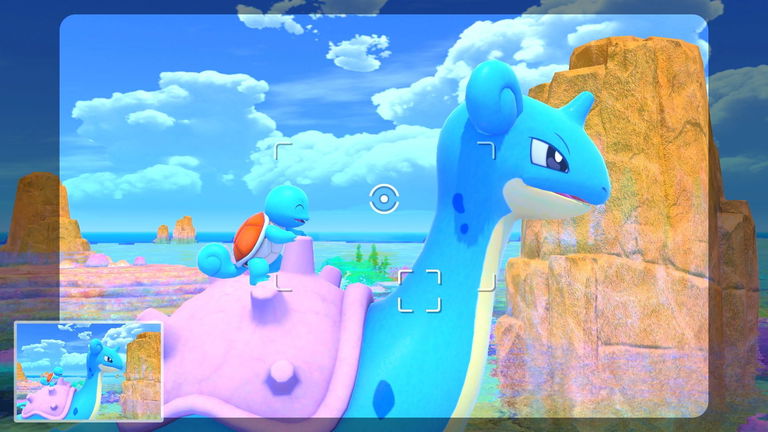 Un jugador construye un soporte con forma de cámara para jugar a New Pokémon Snap