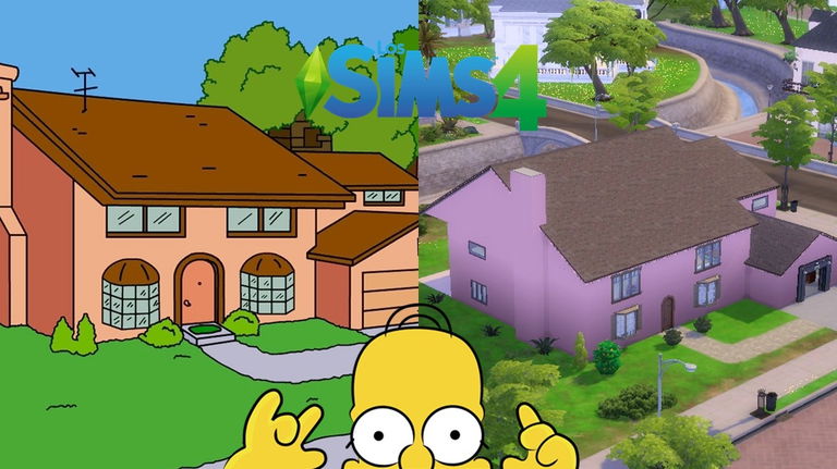 Cómo hacer la casa de Los Simpson en Los Sims 4