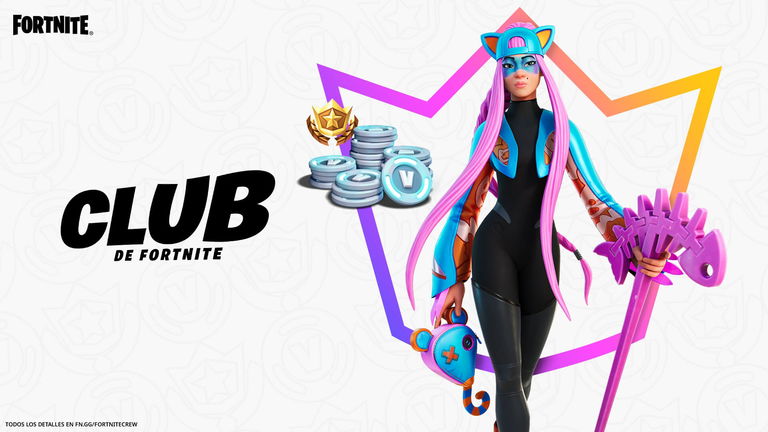 Ya disponible las recompensas del Club de Fortnite para abril de 2021