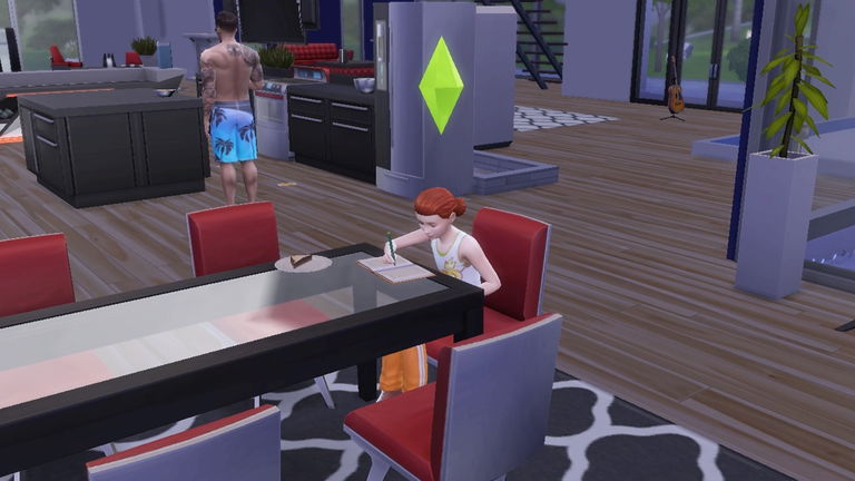 Cómo hacer los deberes en Los Sims 4