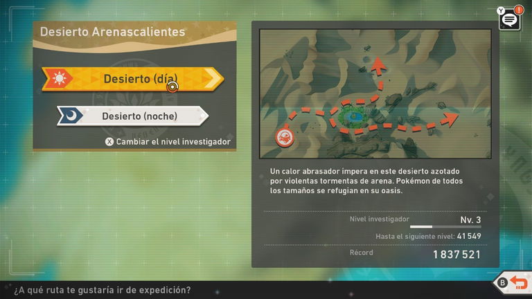 Todos los Pokémon de la Desierto (Día) en New Pokémon Snap