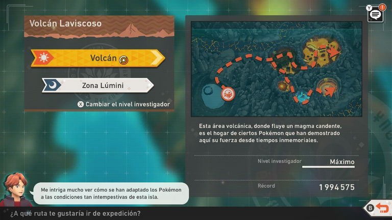 Todos los Pokémon del Volcán en New Pokémon Snap