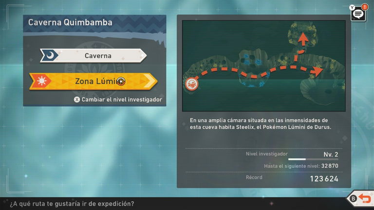 Todos los Pokémon de la Caverna (Zona Lúmini) en New Pokémon Snap
