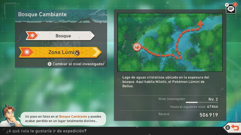 Todos los Pokémon del Bosque (Zona Lúmini) en New Pokémon Snap