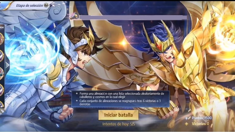En qué consiste el Torneo de Reloj de Fuego en Saint Seiya Awakening