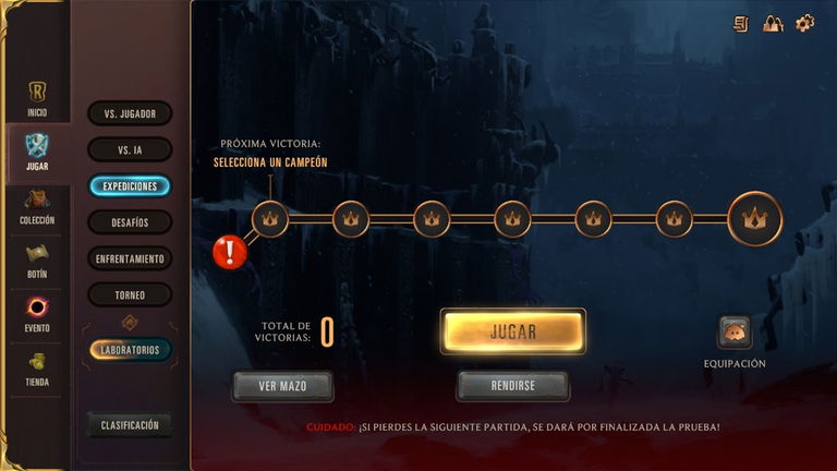 Cómo jugar en Expediciones de Legends of Runeterra