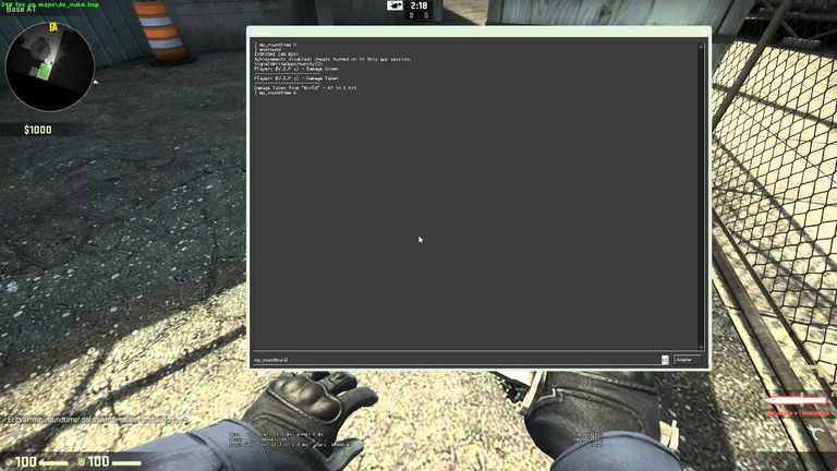 Qué es la consola en Counter Strike: GO
