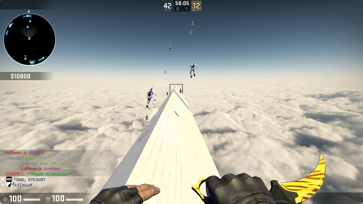 Cómo jugar el mod de Surf en Counter Strike GO