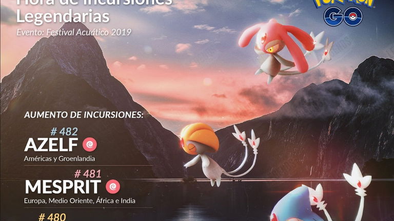 Pokémon GO: trío legendario