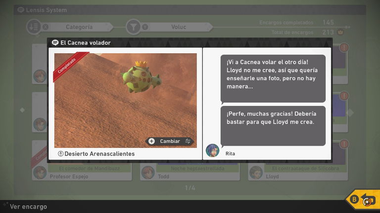 Encargos del Desierto en New Pokémon Snap