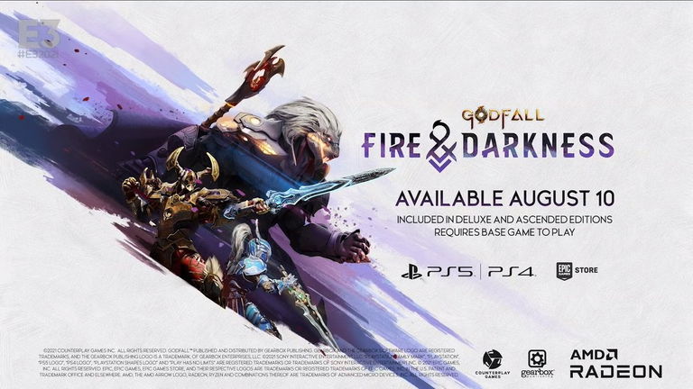 E3 2021: Godfall llegará a PS4 y presenta Fire & Darkness, su expansión