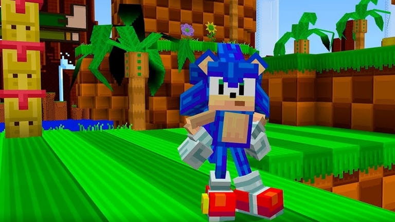 Minecraft recibe un DLC protagonizado por Sonic the Hedgehog