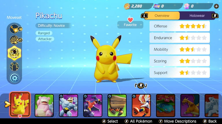 Cómo jugar con Pikachu en Pokémon UNITE