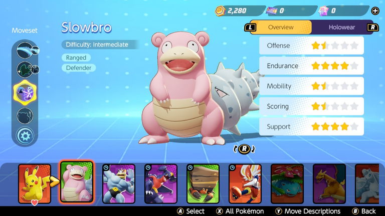 Cómo jugar con Slowbro en Pokémon UNITE