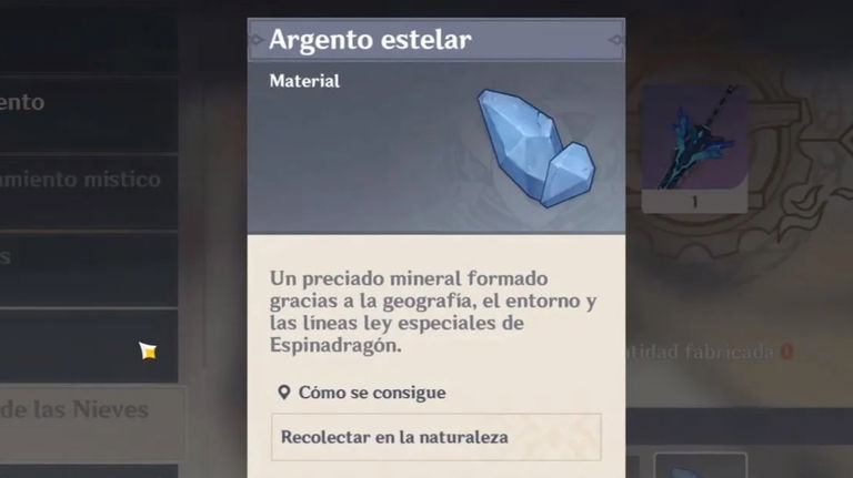 Qué es y para qué sirve el Argento Estelar en Genshin Impact