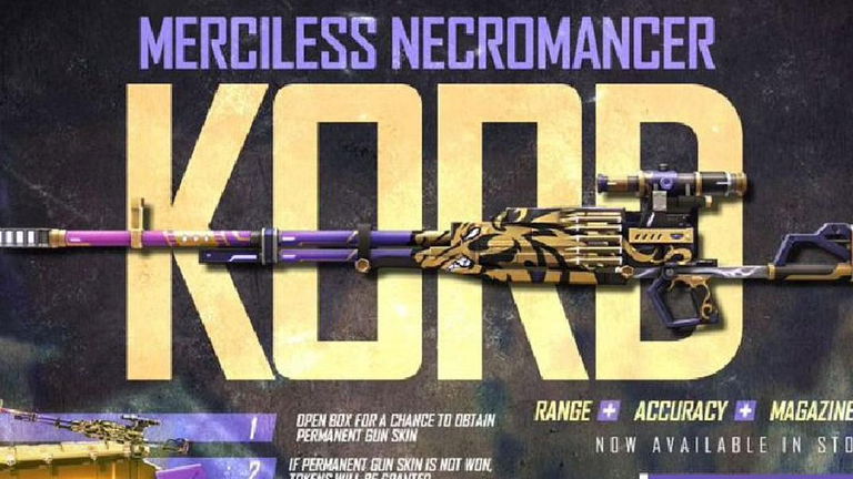 Cómo conseguir el skin Merciless Necromancer Kord de Free Fire