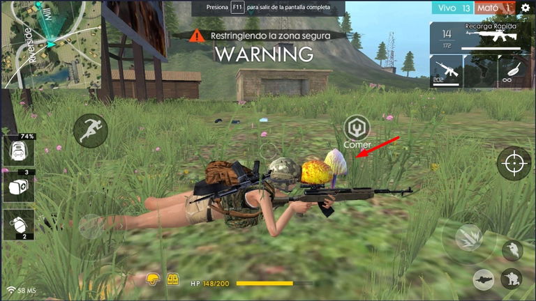 Cómo restaurar la salud en Free Fire