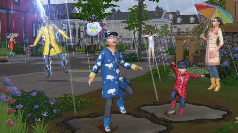 Cómo usar paraguas en Los Sims 4: Y Las Cuatro Estaciones