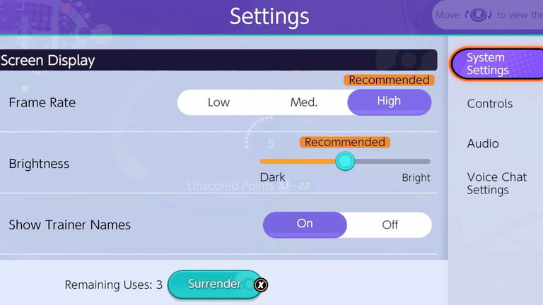 Cómo rendirse y salir de las partidas en Pokémon UNITE