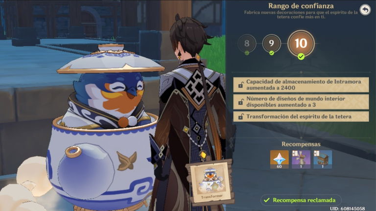 Cómo subir el rango de Confianza en Genshin Impact