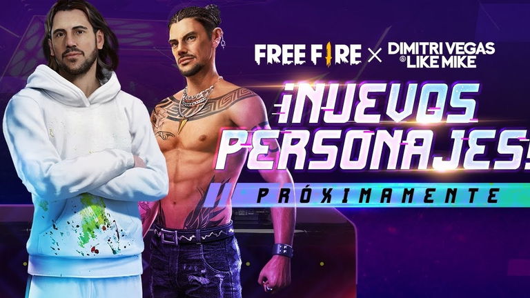 Ajustes de personajes del parche 4niversario de Free Fire