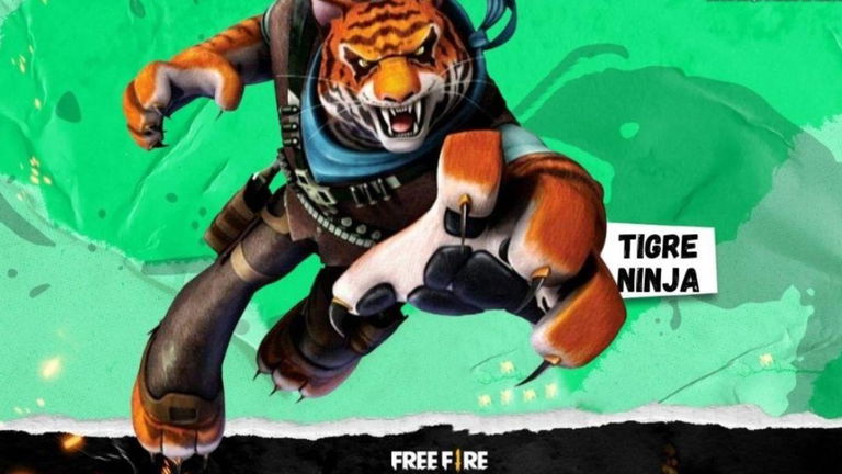 Mascota Tigri Sensei en Garena Free Fire