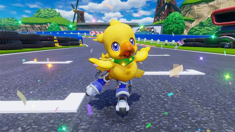 Chocobo GP se luce en varios vídeos de gameplay con algunos de sus circuitos