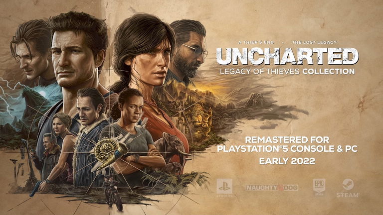 Uncharted 4 y El legado perdido anunciados para PS5 y PC