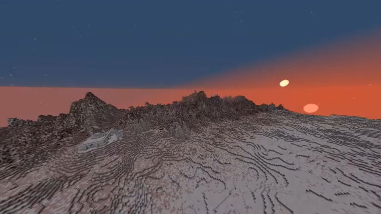 Un jugador de Minecraft está construyendo la galaxia de Star Wars al completo