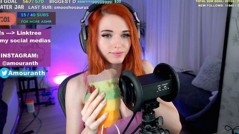 Amouranth, la polémica streamer de ASMR, responde a su quinto baneo en Twitch