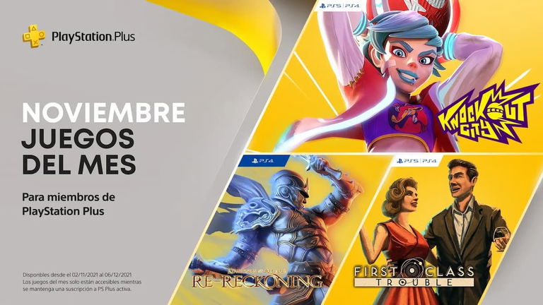 Se confirman los juegos de PlayStation Plus de noviembre de 2021