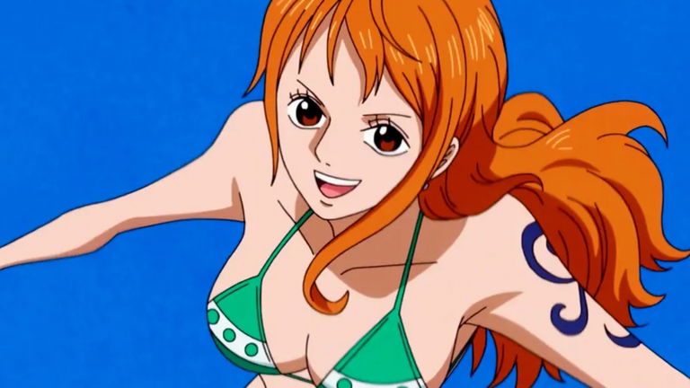 Esta ilustración convierte a Nami de One Piece en una bruja perfecta para Halloween