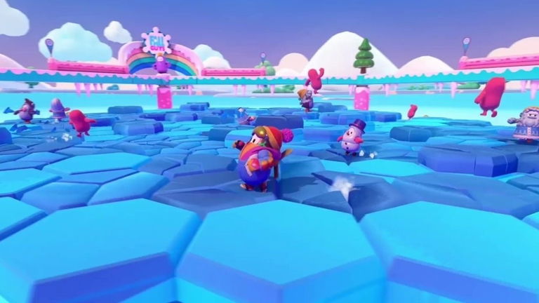 Cómo jugar el modo de juego Hielo Fino en Fall Guys