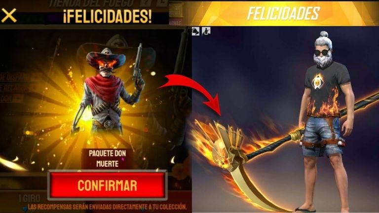 Cómo conseguir la Hoz de Hueso de Fuego en Free Fire