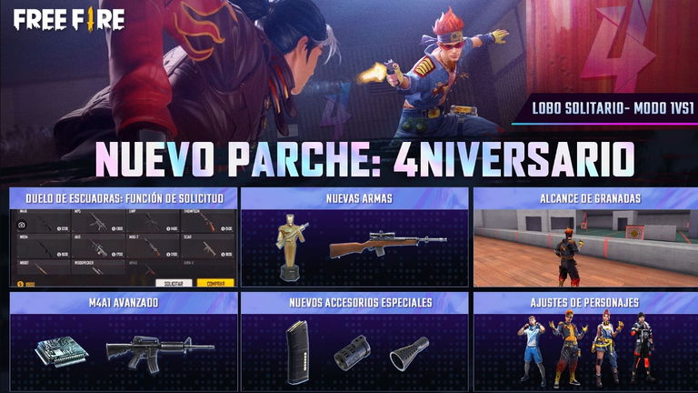 Cuáles son las nuevas mejoras en la jugabilidad de Free Fire