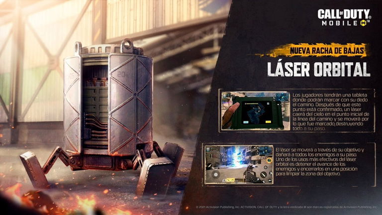 En qué consiste el Láser Orbital de Call of Duty: Mobile