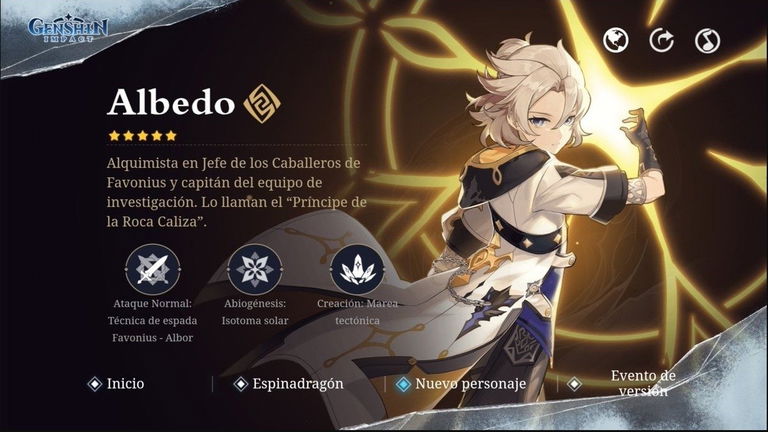 Genshin Impact: todo sobre el evento de creación de emoticonos de Albedo