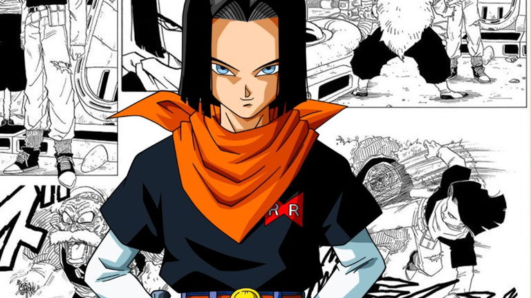 Realiza un diseño del Androide 17 de Dragon Ball con aspecto realista que te va a encantar