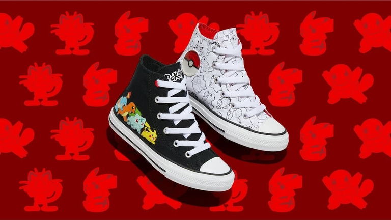 Pokémon y Converse se unen para lanzar estas zapatillas con diseños increíbles
