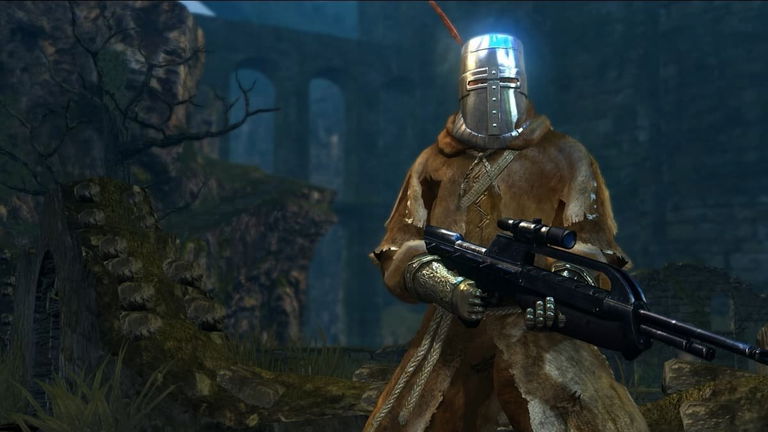 Mezclan Dark Souls con Halo, uno de los crossover más raros que hayas visto nunca