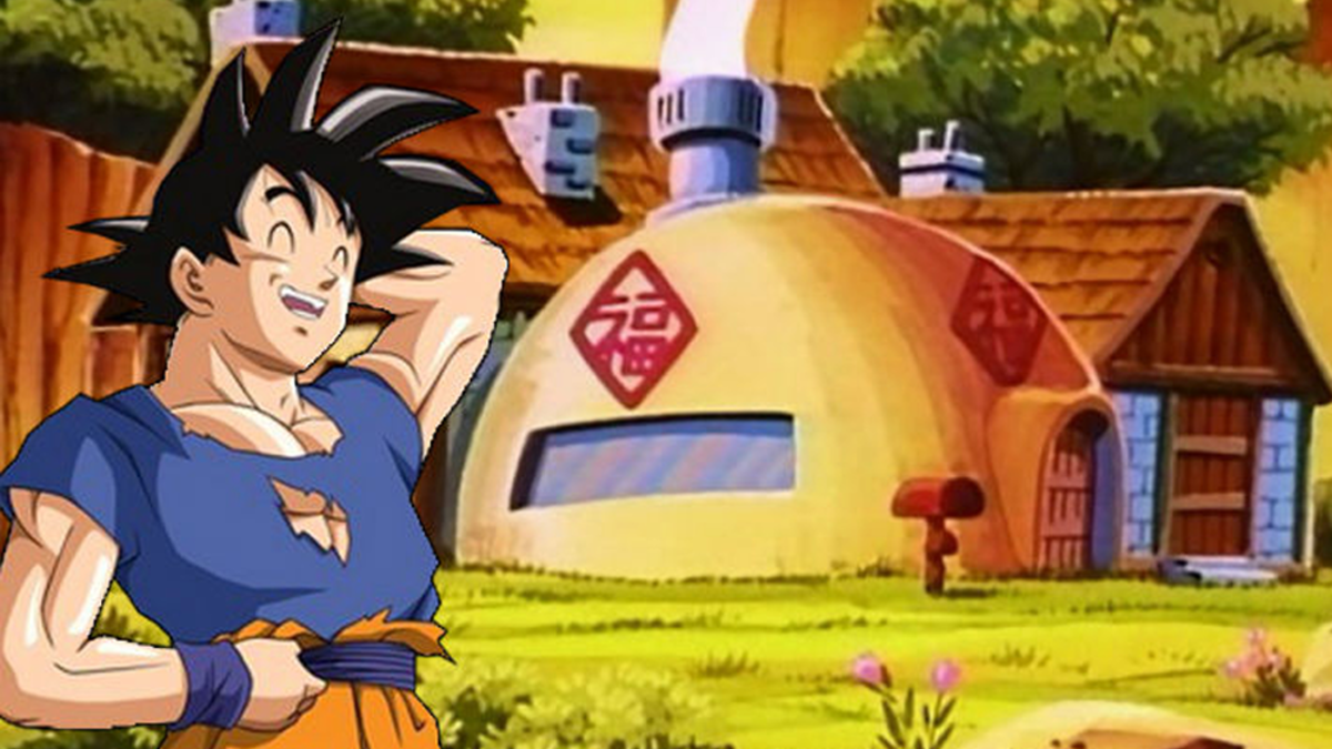 Un fan de Dragon Ball imagina cómo sería la casa de Goku en la vida real