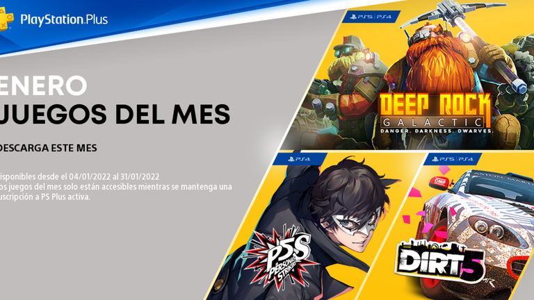 PlayStation Plus: Ya puedes descargar los juegos de enero de 2022 en PS5 y PS4
