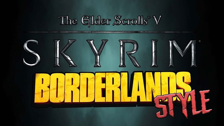 El mod que convierte Skyrim en Borderlands es lo mejor que verás hoy