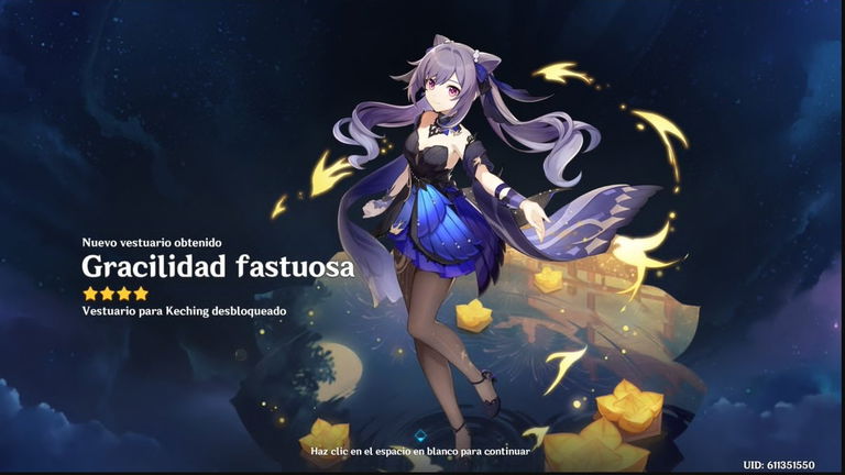 Cómo conseguir el vestuario de Keching Gracilidad Fastuosa en Genshin Impact
